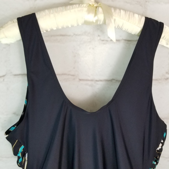 Krystal Maillot Plus 20W Black One Piece Swimsuit - Picture 6 of 14